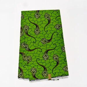 Tissu Super Wax Soso 6 yards - Vert