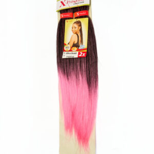 X-Pression Pré tiré 2x - couleur 1B/Pink