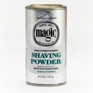 Skin conditioning shaving powder